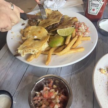 Fries Galore - Carne Asada Mulitas with fries and pico - Food Trucks Near Me - Apple Valley, California