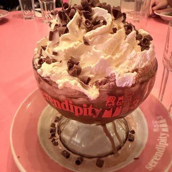 Serendipity 3 - Upper East Side - Frozen hot chocolate - Desserts Near Me - New York, New York Serendipity 3 - Upper East Side - Frozen hot chocolate - Desserts Near Me - New York, New York