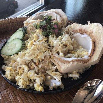 Sun and Moon - Crab fried rice with big chunks of crab. Yum! - Thai Near Me - San Francisco, California