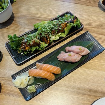Tokyo Table - BBQ Albacore, Saki Nigiri and O-Toro (both nigiri were AMAZING) - Japanese Near Me - Sacramento, California