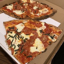 24" too big for one box! Margherita Pizza w/pepperoni 24" too big for one box! Margherita Pizza w/pepperoni