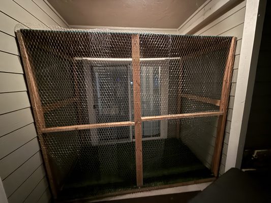 Catio - At Armor Hart Carpentry, we believe your feline friends deserve the very best in comfort, safety, and adventure. Our custom-built cat patios, or “catios,” are thoughtfully designed enclosures that allow your cats to enjoy the outdoors—worry-free. Whether you’re looking for a cozy window box, a spacious outdoor run, or a multi-level play haven, our craftsmanship ensures security, durability, and seamless integration with your home’s aesthetics. Catio - At Armor Hart Carpentry, we believe your feline friends deserve the very best in comfort, safety, and adventure. Our custom-built cat patios, or “catios,” are thoughtfully designed enclosures that allow your cats to enjoy the outdoors—worry-free. Whether you’re looking for a cozy window box, a spacious outdoor run, or a multi-level play haven, our craftsmanship ensures security, durability, and seamless integration with your home’s aesthetics.