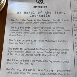 Some of the specialty drinka Some of the specialty drinka