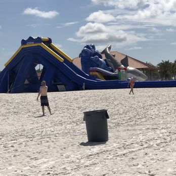 Clearwater Beach - Slide next to the pier looks fun. At $25 each shot I've never been on it but the kids seem to really love it. Misters spraying on you. - Beaches Near Me