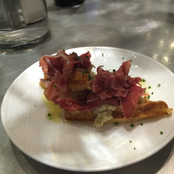L'Avant Comptoir - Ham, artichoke cream and waffle - Tapas Bars Near Me - Paris, 75