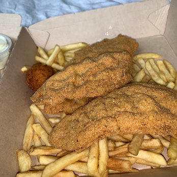 Flying Fish - Catfish fries and hushpuppy - Seafood Near Me - Dallas, Texas Flying Fish - Catfish fries and hushpuppy - Seafood Near Me - Dallas, Texas