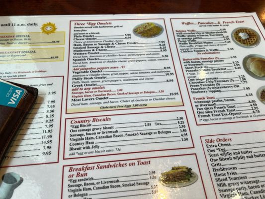 Menu photo 1 Parkway House Hickory, NC