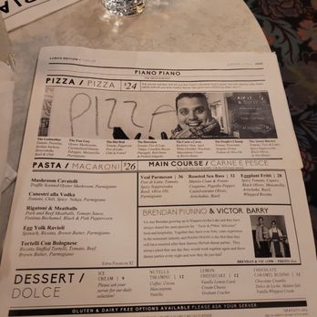 Piano Piano - Menu - Pizza Near Me - Toronto, Ontario Piano Piano - Menu - Pizza Near Me - Toronto, Ontario