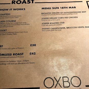 Oxbo Bankside - We went with the "Rroasted" Sirloin of Gloucester Beef - British Near Me - London, XGL