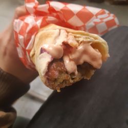 Shawarma Box - Falafel with a dollop of signature sauce
