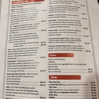 Lagz Restaurant - Menu - African Near Me - Charlotte, North Carolina Lagz Restaurant - Menu - African Near Me - Charlotte, North Carolina