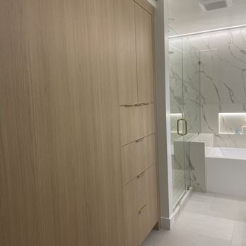Luxehome Construction - custom cabinet with barn door - General Contractors Near Me - Rancho Cordova, California