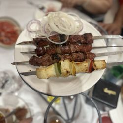 Tandoori Food & Bakery - Seabass kebab with veggies and liver kebab