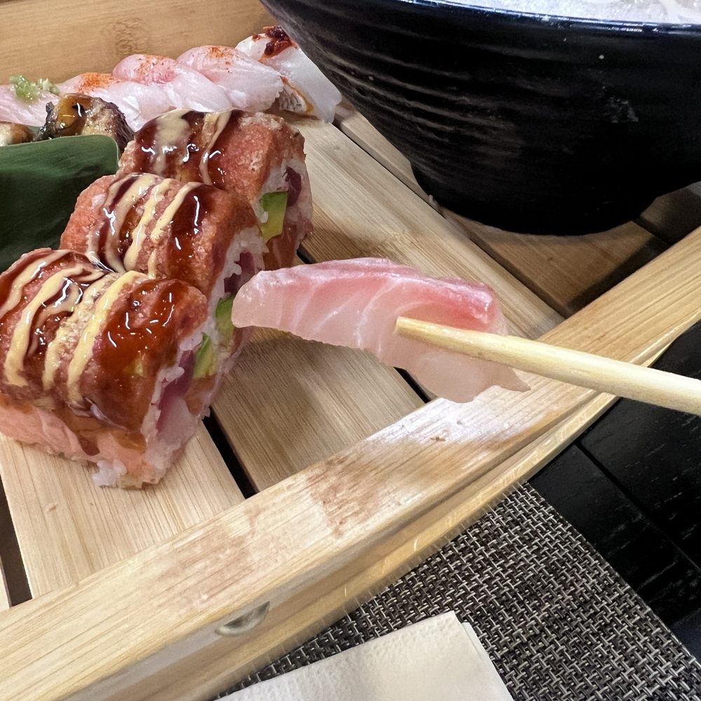 Sushi Den - Tilapia, the cheapest fish, served as four half pieces - Sushi Bars Near Me - Indianapolis, Indiana Sushi Den - Tilapia, the cheapest fish, served as four half pieces - Sushi Bars Near Me - Indianapolis, Indiana