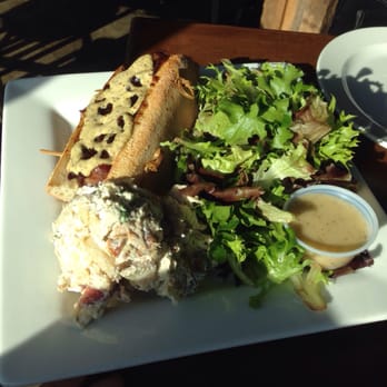 Beerhead Bar & Eatery - Bratwurst sausage with potato salad - New American Near Me - Rochester, New York Beerhead Bar & Eatery - Bratwurst sausage with potato salad - New American Near Me - Rochester, New York