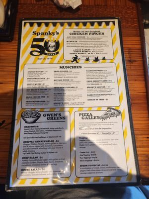 Menu photo 2 Spankys Savannah, GA