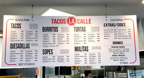 Menu photo 5 Tacos La Calle Buena Park, CA Menu photo 5 Tacos La Calle Buena Park, CA