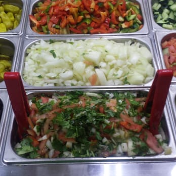 Gyro King - Amazing Salad Bar of Gyro King - Fast Food Near Me - Brooklyn, New York