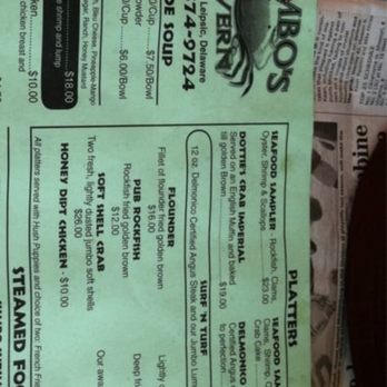 Sambo's Tavern - Here's old menu. See garlic shrimp?? Well it isn't! - Bars Near Me - Dover, Delaware Sambo's Tavern - Here's old menu. See garlic shrimp?? Well it isn't! - Bars Near Me - Dover, Delaware