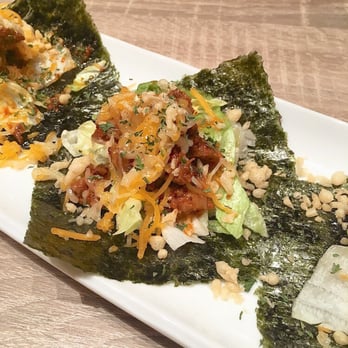 Ramen Tatsunoya - Close up on the seaweed chashu wrap! Yum! - Ramen Near Me - Pasadena, California