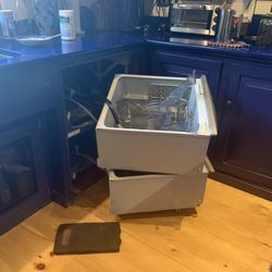 Jaffrey Appliance Repair - Our Fisher & Paykel DishDrawer in 'service position'.