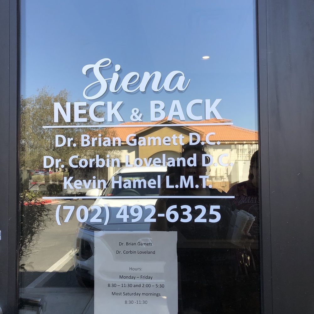 Siena Neck and Back - Business information - Chiropractors Near Me - Henderson, Nevada Siena Neck and Back - Business information - Chiropractors Near Me - Henderson, Nevada
