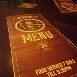 Wide range of food options. Menu available online.