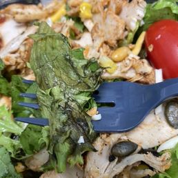 Southwest salad with wilted lettuce Southwest salad with wilted lettuce