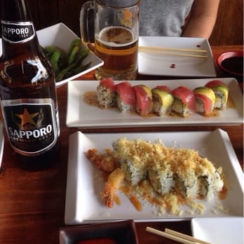 Sushi Ai - Hawaiian roll and shrimp crunch roll! - Sushi Bars Near Me - Long Beach, California