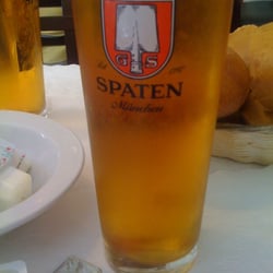 DJ's Bistro - Pilsner Urquell in a Spaten glass :))