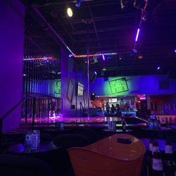 Kings of Hustler - Been this way all night. No girls on the pole. I was just looking a lace to have a few drinks. One girl (same girl)  every 10 mins or so.