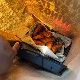 This is what was in my bag, no fries at all. This is what was in my bag, no fries at all.
