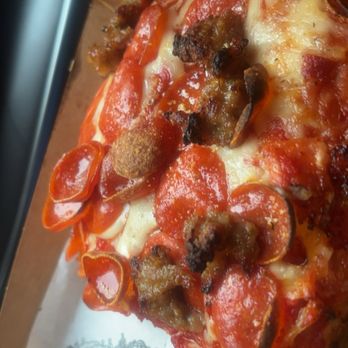 Pizza Rock - Our favorite Sicilian pepperoni and sausage - Chicken Wings Near Me - Las Vegas, Nevada Pizza Rock - Our favorite Sicilian pepperoni and sausage - Chicken Wings Near Me - Las Vegas, Nevada