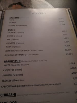 Menu photo 3 Le Maiko Clermont Ferrand, 63 Menu photo 3 Le Maiko Clermont Ferrand, 63