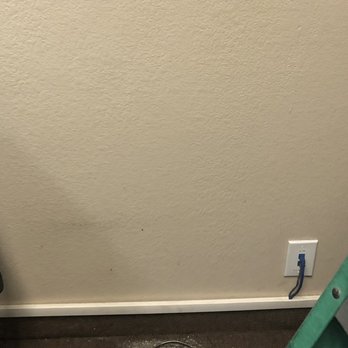 Strong Wired - Power outlet installation (before) - TV Mounting Near Me Strong Wired - Power outlet installation (before) - TV Mounting Near Me