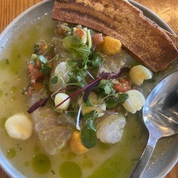 El Raval - Red snapper crudo - happy hour portion - Spanish Near Me - Austin, Texas El Raval - Red snapper crudo - happy hour portion - Spanish Near Me - Austin, Texas