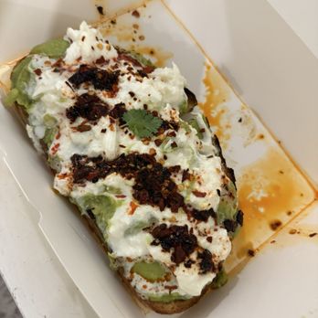 La La Land - Avocado Toast w/burrata and chili oil - Cafes Near Me - Austin, Texas La La Land - Avocado Toast w/burrata and chili oil - Cafes Near Me - Austin, Texas