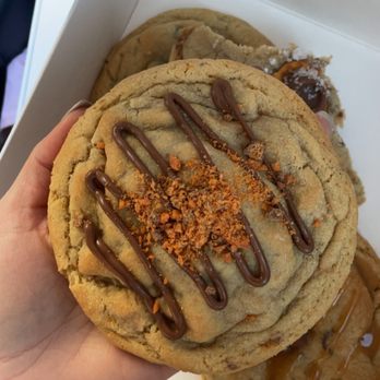 Cookie Co. - Butterfinger cookie, one of the weekly flavors this week. - Bakeries Near Me - Redlands, California Cookie Co. - Butterfinger cookie, one of the weekly flavors this week. - Bakeries Near Me - Redlands, California