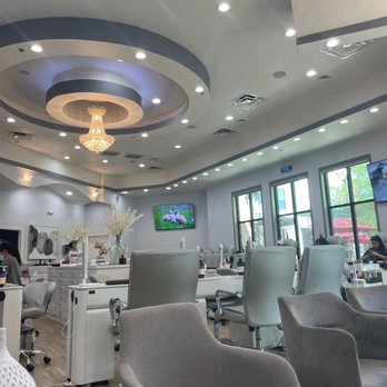 Triangle Nails Spa - getting my nails done for graduation - Nail Salons Near Me - Austin, Texas