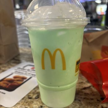 McDonald's - Shamrock Shake - Fast Food Near Me - Hollywood, California