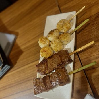 IZAKAYA OSEN - Prime beef and scallop  kushiyaki - Sushi Bars Near Me - Los Angeles, California