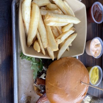 Burger Bench - Burger Bench burger with Natural Fries - American Near Me - Escondido, California