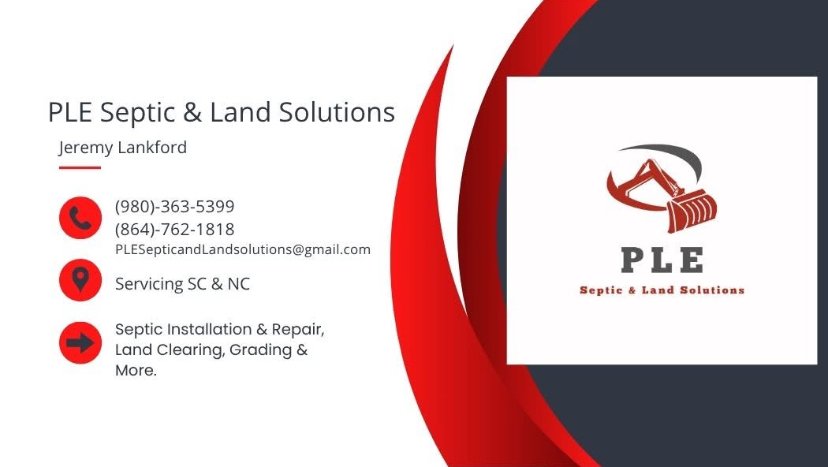 Ple Septic & Land Solutions - septic in Grover, NC
