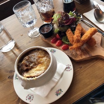 Cocorico - Onion soup and Thai shrimp - Breakfast & Brunch Near Me - Paris, 75 Cocorico - Onion soup and Thai shrimp - Breakfast & Brunch Near Me - Paris, 75