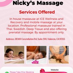 Nickys Mobile Massage - Nicky's Mobile Massage
