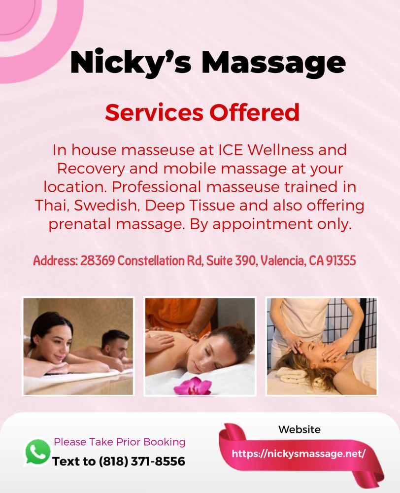 Nickys Mobile Massage Logo