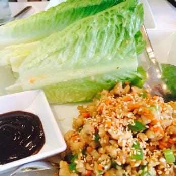 Rangoon Ruby - Chicken lettuce wraps and plum sauce - Burmese Near Me - San Carlos, California Rangoon Ruby - Chicken lettuce wraps and plum sauce - Burmese Near Me - San Carlos, California
