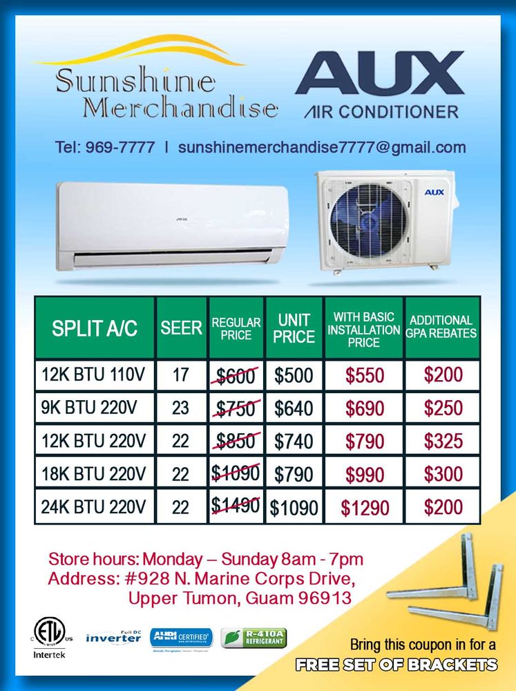 SUNSHINE MERCHANDISE & AIR CONDITIONING 20 Photos Heating & Air