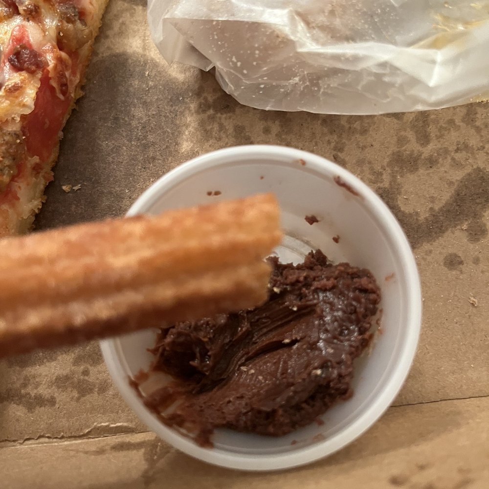 BKL Pizza - a piece of pizza and a cup of chocolate - Pizza Near Me - Brooklyn, New York BKL Pizza - a piece of pizza and a cup of chocolate - Pizza Near Me - Brooklyn, New York