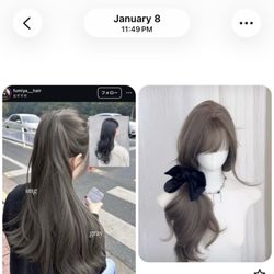 A photo of what I wanted but instead I got left with undesirable colors and haircut